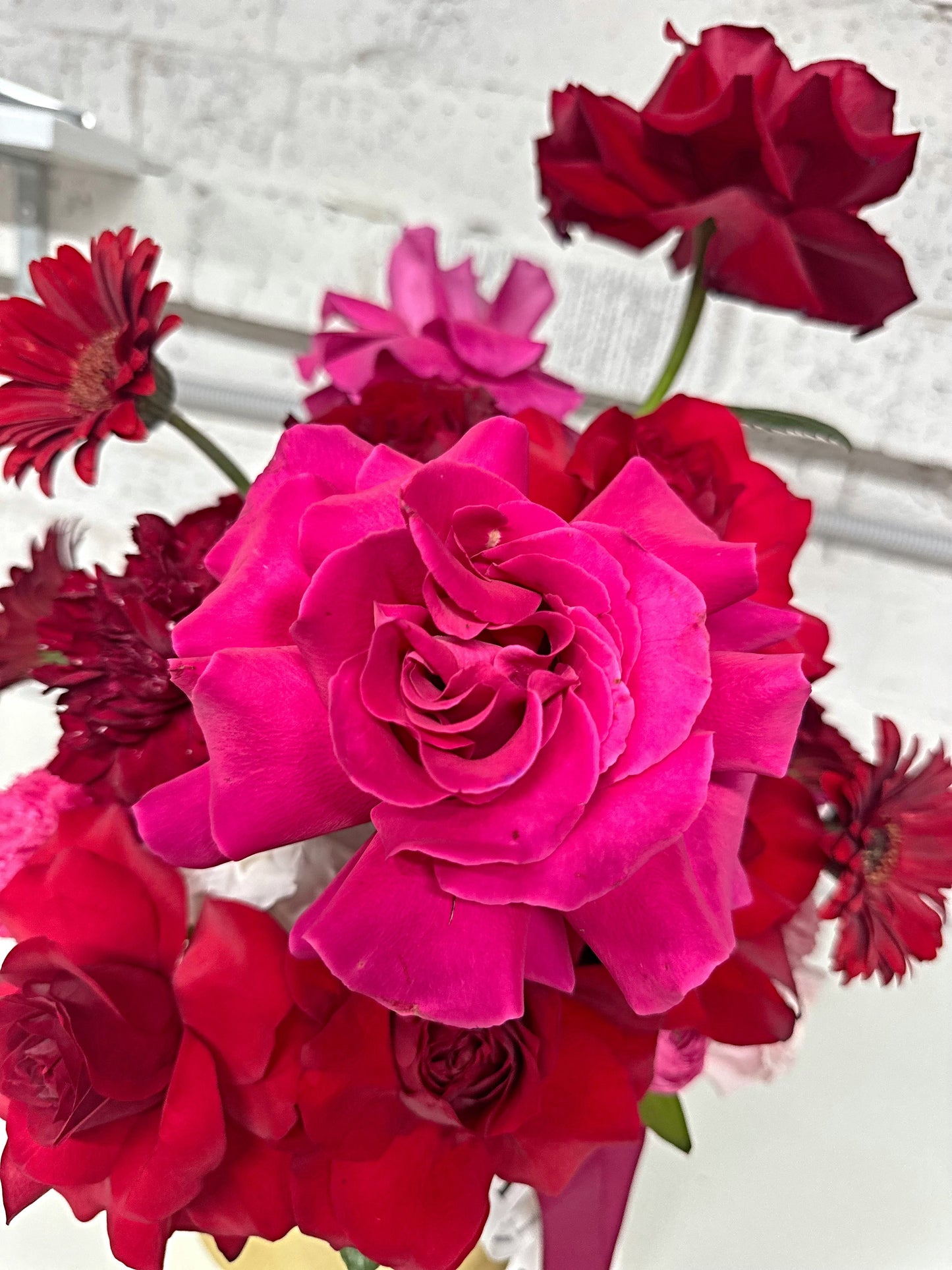 Crimson Kiss Luxe Vase Arrangement