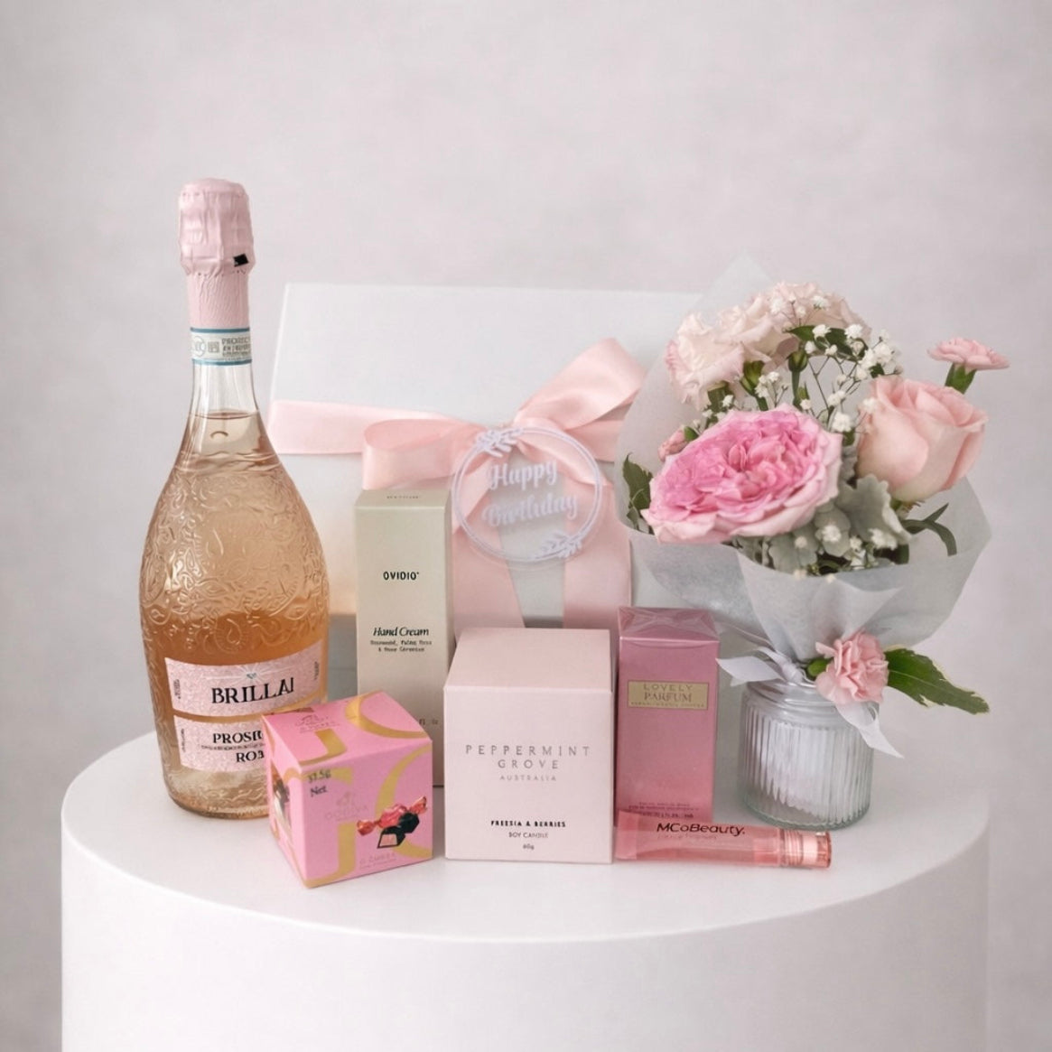 Luxe birthday hamper delivery Hills District Sydney