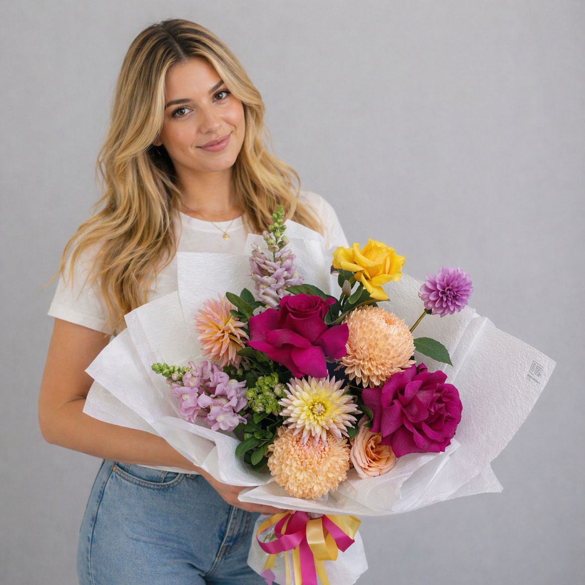 Bright Mothers Day bouquet Castle Hill Flower Delivery Florist