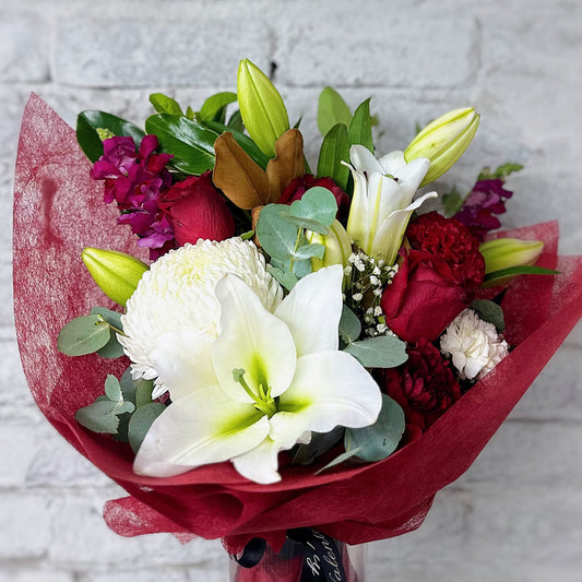 Scarlet Lily Love Bouquet